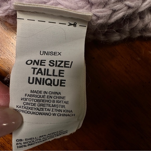 The North Face Light Purple Beanie Adult One Size - Picture 5 of 5